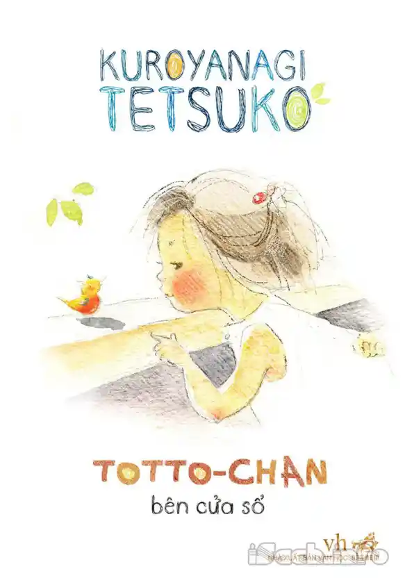 Bìa sách Totto-chan bên cửa sổ